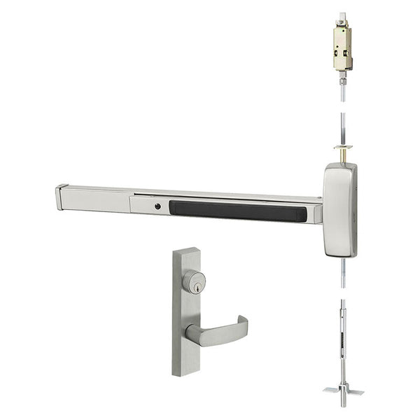 Sargent 12-WD8613-F-ETL-84-US32D Fire Rated Concealed Vertical Rod Exit Device