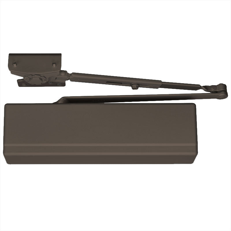 Sargent 281-UH-DA-TB-10BE Powerglide Delayed Action Surface Door Closer