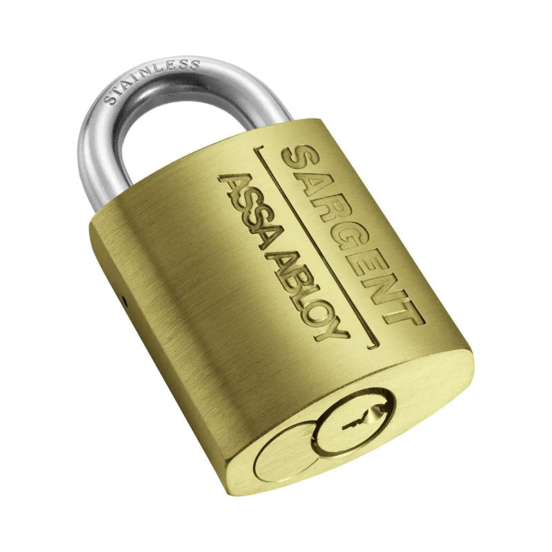Sargent 758 Padlock, Key Retaining - Key Removable in Locked Position