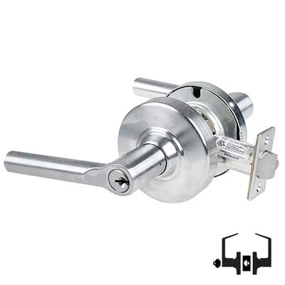 Schlage ALX70P6-BRW-626 Classroom Cylindrical Lock