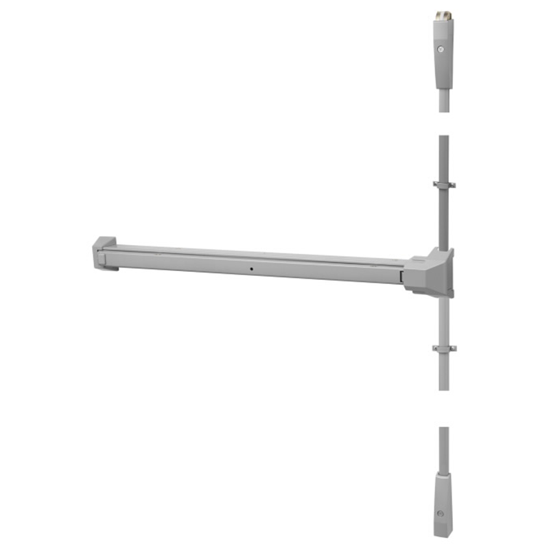 Corbin Russwin ED8400 Grade 1 Panic Listed Surface Vertical Rod Panic Bar-Exit Device Aluminum