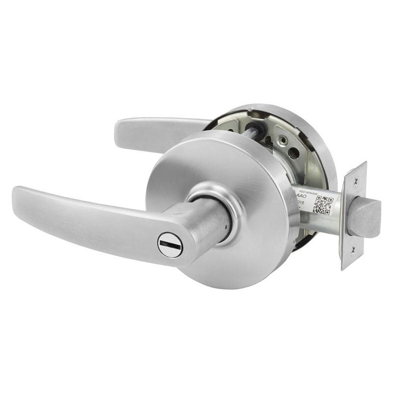 Sargent 10XU65 LB US26D Privacy Bathroom Function Heavy Duty Cylindrical Lever Lockset Grade 1