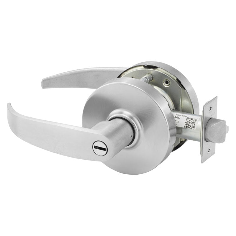 Sargent 10XU65 LP US26D Privacy Bathroom Function Heavy Duty Cylindrical Lever Lockset Grade 1