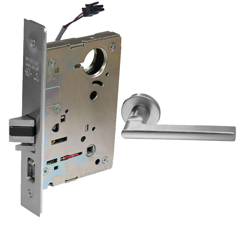 Sargent RX-LC-8237-12V-LNMD-US32D Classroom 12V Electrified Mortise Lock
