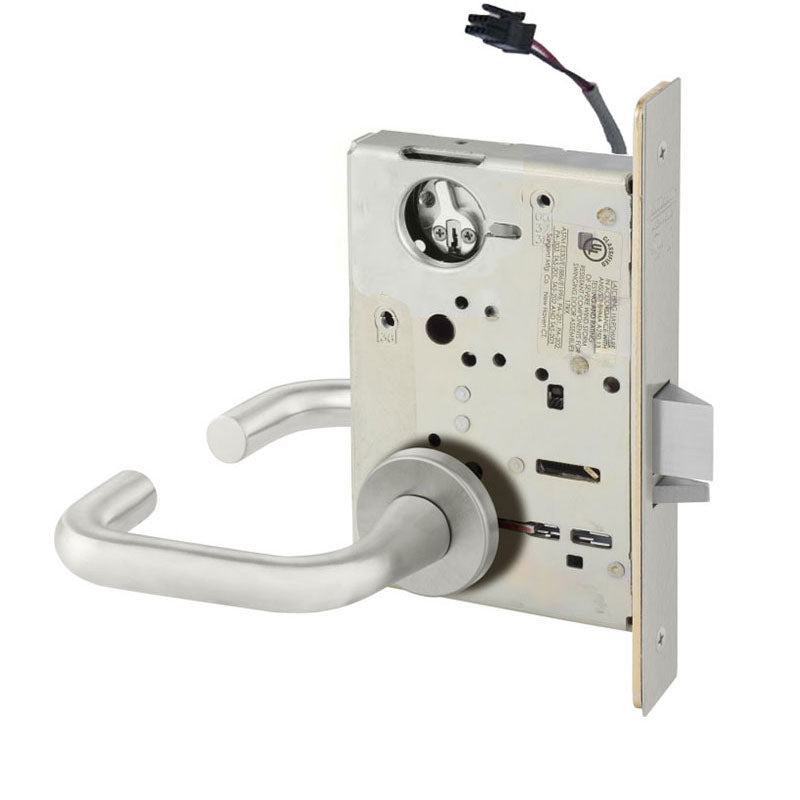 Sargent RX-LC-8255-24V-LNJ-US32D Office or Entry Mortise Lock