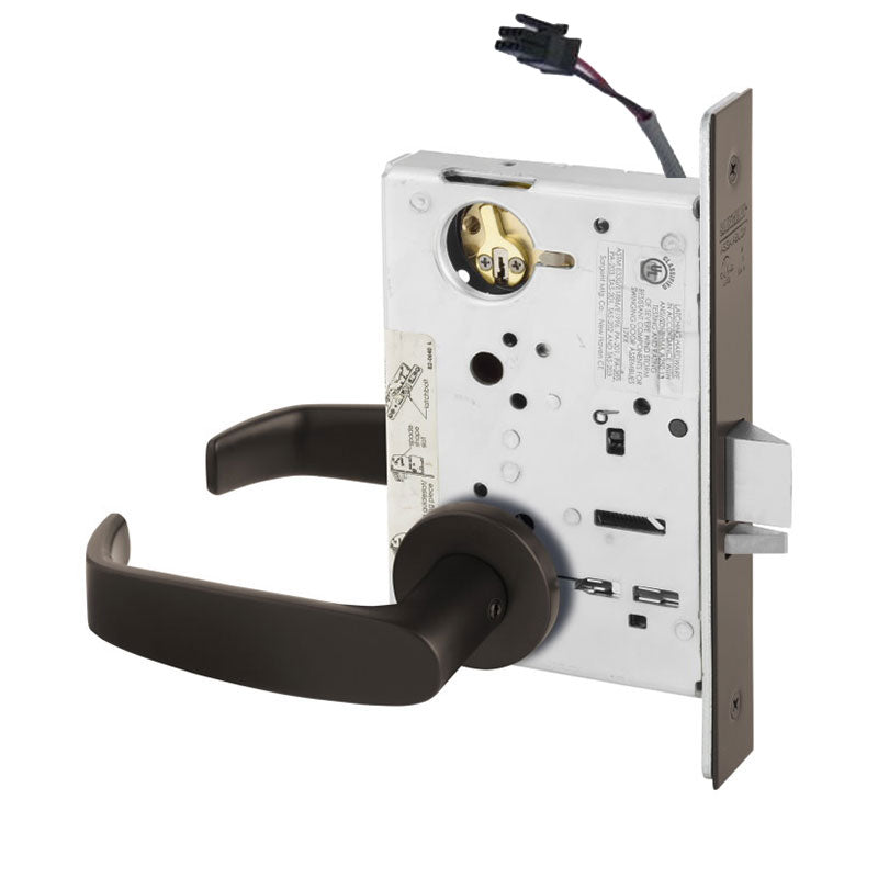 Sargent RX-LC-8237-12V-LNL-US10BE Storeroom or Closet Mortise Lock