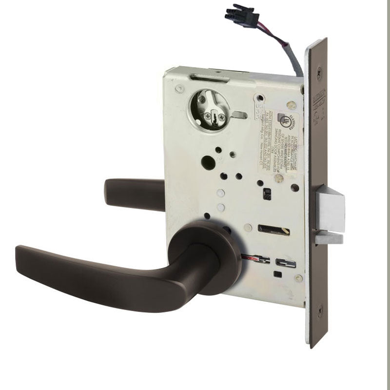Sargent RX-LC-8255-12V-LNB-US10BE Office or Entry Mortise Lock