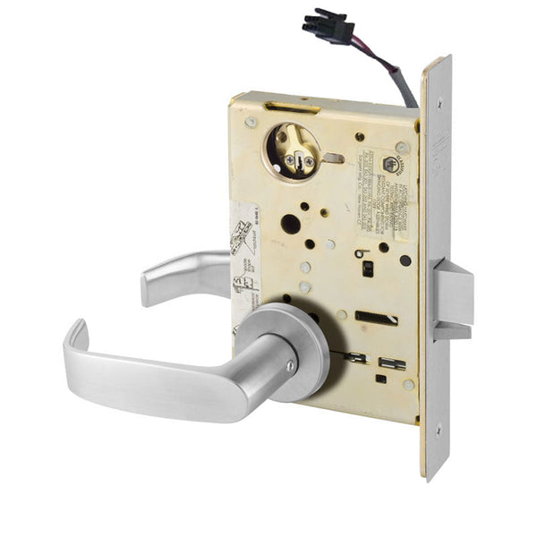 Sargent RX-LC-8255-12V-LNL-US26D Office or Entry Mortise Lock