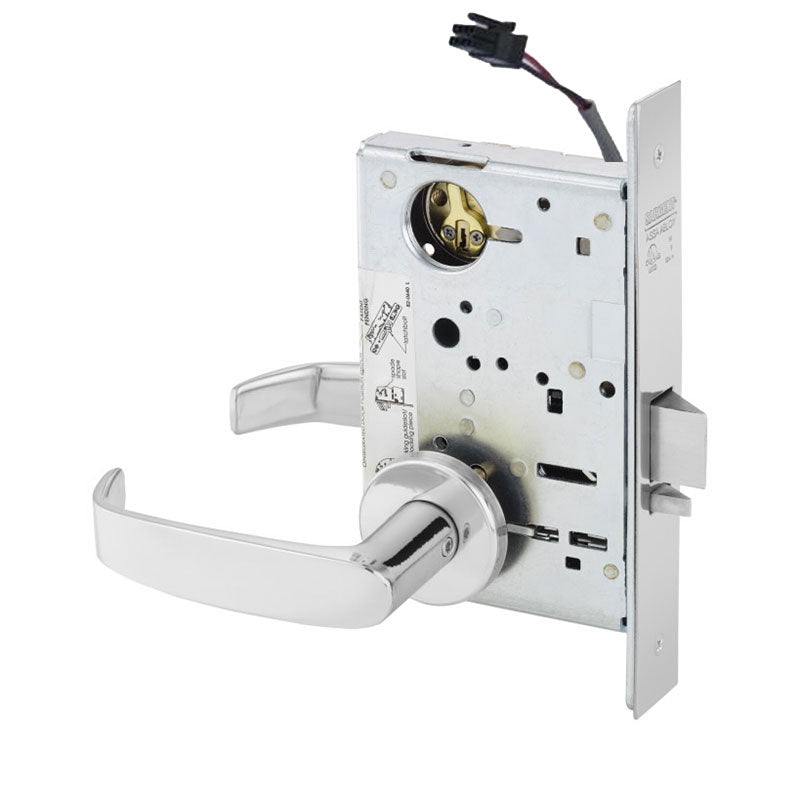 Sargent RX-LC-8255-12V-LNL-US26 Office or Entry Mortise Lock