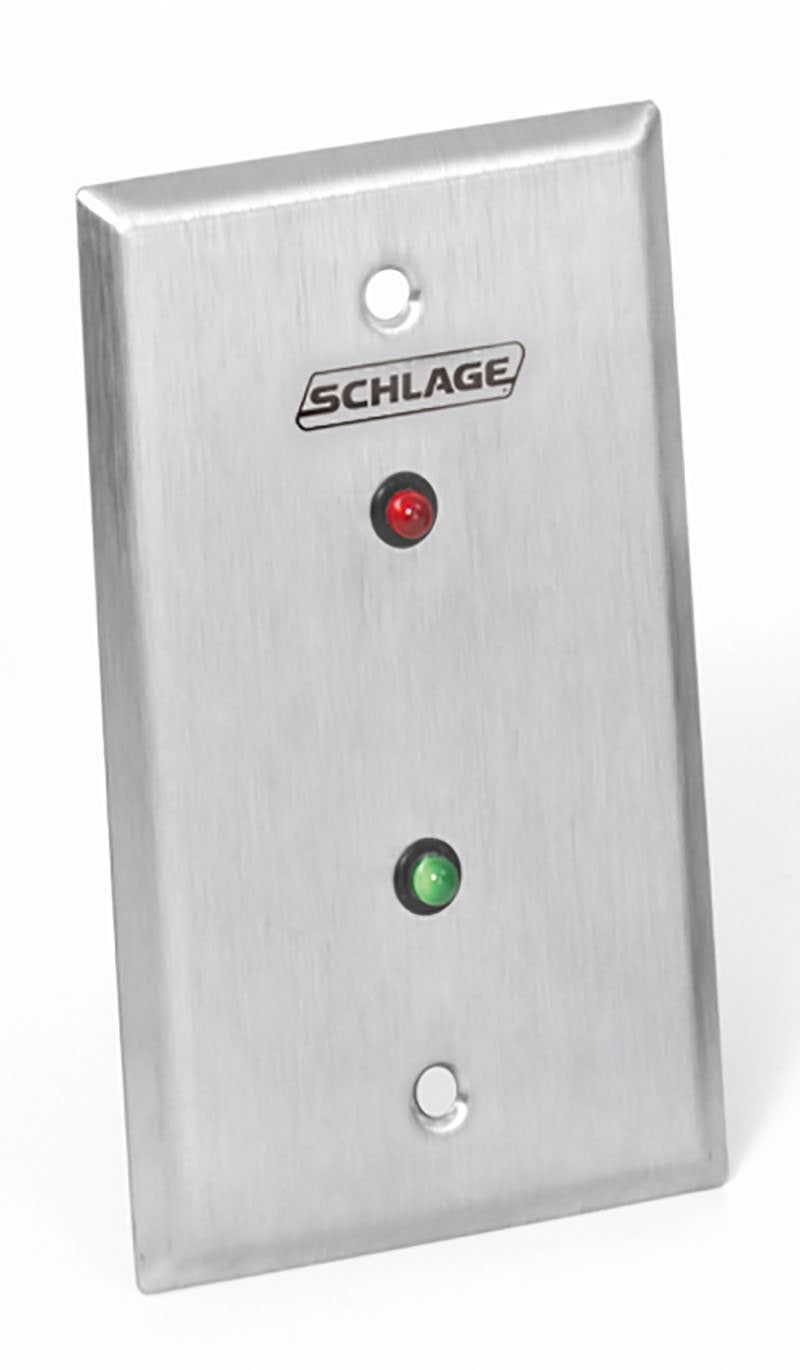 Schlage Electronics 800L2 2 LEDs on Single Gang Plate