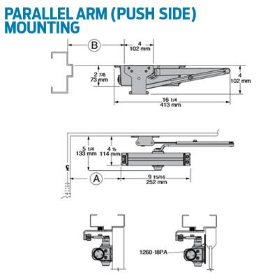 LCN 1261 Hw/PA PARALLEL ARM