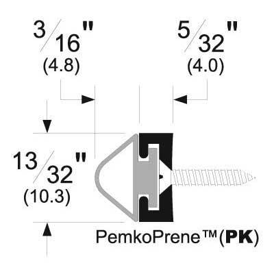 Pemko 369AP-84 Split Astragal 84"Length